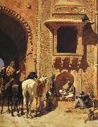 Edwin Lord Weeks Gate of the Fortress at Agra, India oil painting